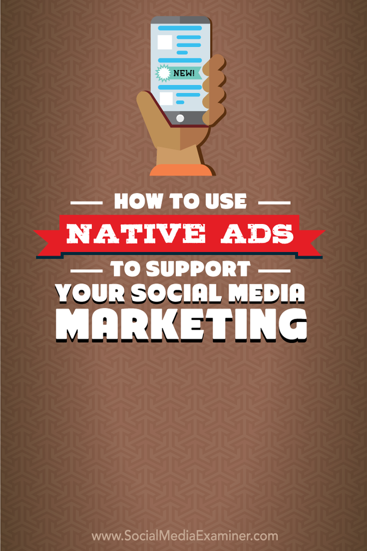 Cómo utilizar anuncios nativos para respaldar su marketing en redes sociales: examinador de redes sociales