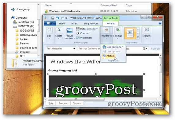 Cómo ejecutar Windows Live Writer desde Dropbox
