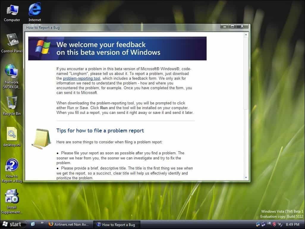 Windows Vista cumple 10 años hoy