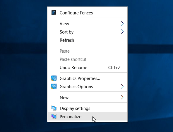 Windows 10 Personalizar