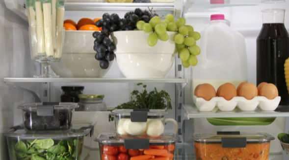 Recomendaciones de disposición de estantes para refrigeradores