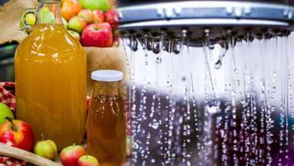 ¿Cuáles son los beneficios del jugo de vinagre de manzana? ¿Qué sucede si agregas vinagre de manzana al agua de tu ducha?