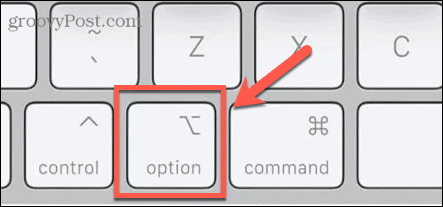 clave de opción mac