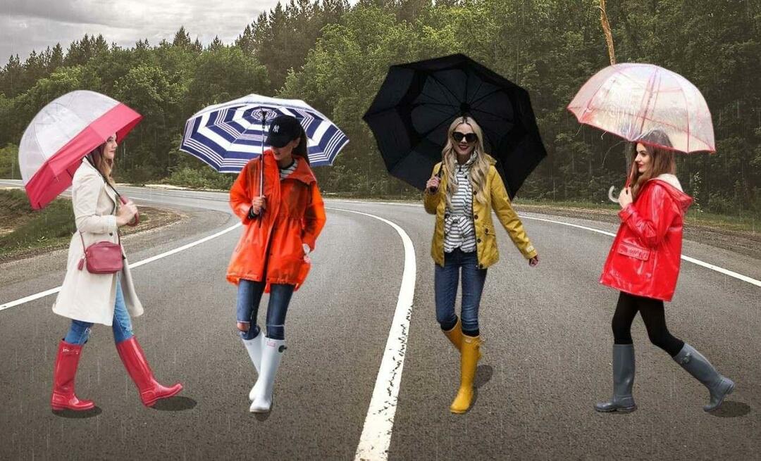 ¿Cómo combinar botas de lluvia? Los modelos y combinaciones de botas de lluvia más populares.