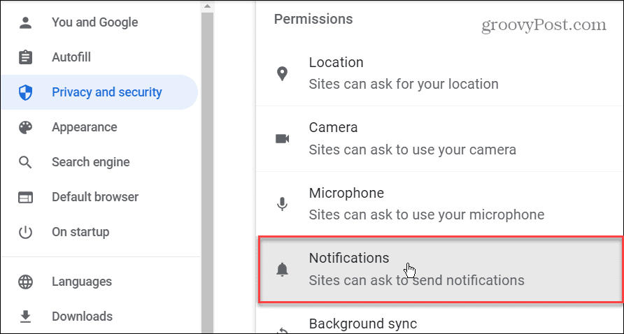 Detener notificaciones en Google Chrome