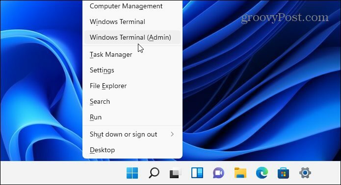 Windows Terminal Admin corrige ntoskrnl.exe bsod windows 11