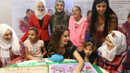 Songül Öden se reunió con mujeres sirias
