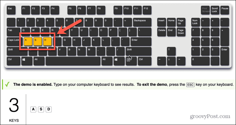 teclas fantasma del teclado