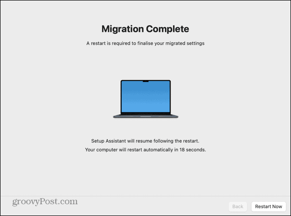 asistente de migración completo