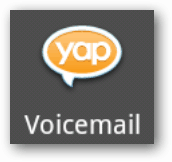 Icono de correo de voz de Yap