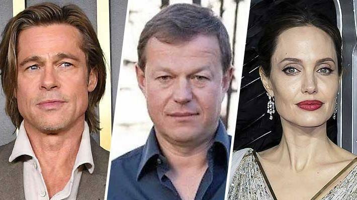 Brad Pitt, Yuri Shefler y Angelina Jolie