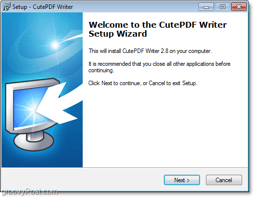 Cómo instalar cutePDF en Windows 7