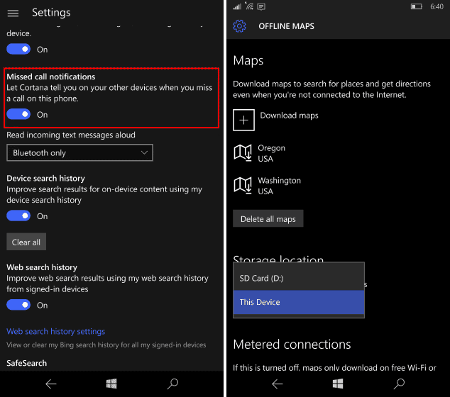 Windows 10 Mobile Preview Build 10572 disponible, pero aún requiere reversión