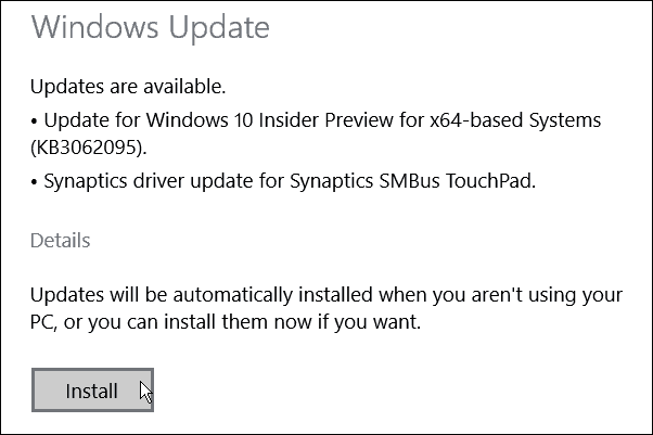 Windows 10 Build 10074 Actualización KB3062095 Disponible