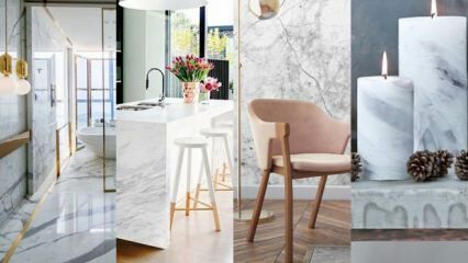 Nueva tendencia en decoración del hogar: mármol