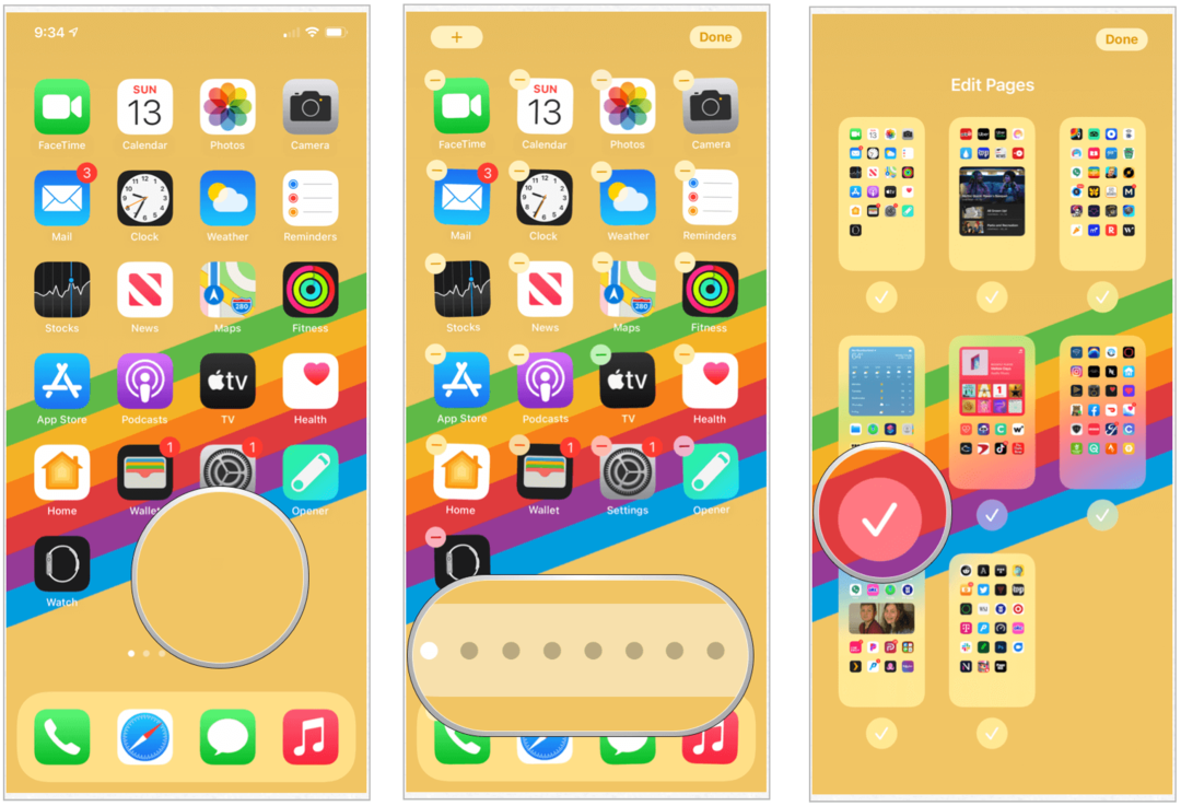 iOS 14 ocultar pantallas de aplicaciones