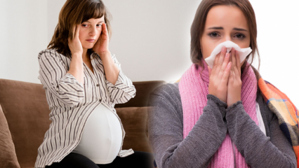 ¿Qué son los resfriados y la gripe buenos para las mujeres embarazadas? Tratamiento casero de la gripe durante el embarazo de Saraçoğlu