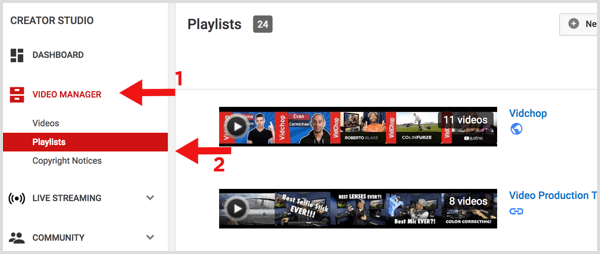 YouTube crea una lista de reproducción de series