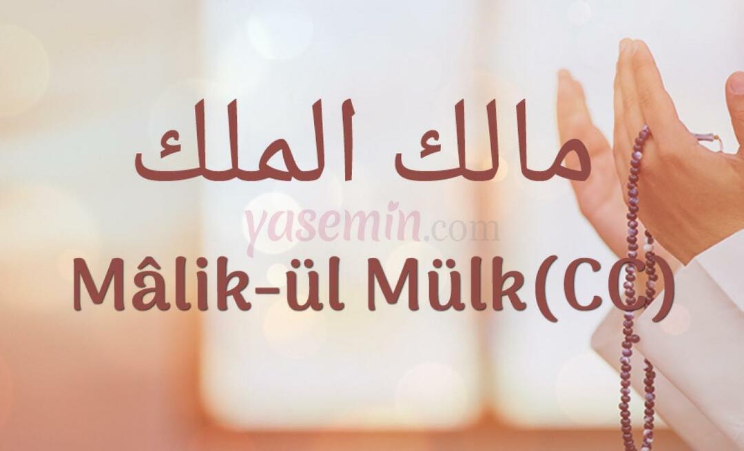 ¿Qué significa Malik-ul Mulk, uno de los hermosos nombres de Allah (swt)?