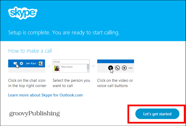 Complemento instalado Skype HD Outlook instalado