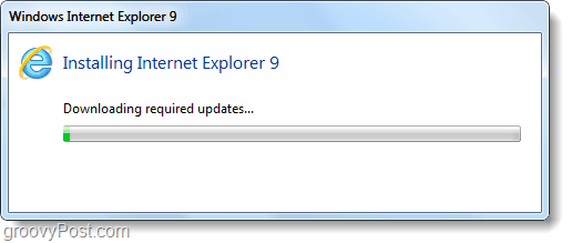 Internet Explorer 9 Beta Instalación lenta, actualizaciones, descarga
