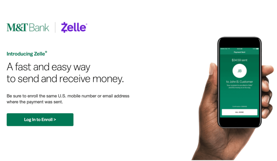 Envíe dinero con Zelle Primeros pasos 
