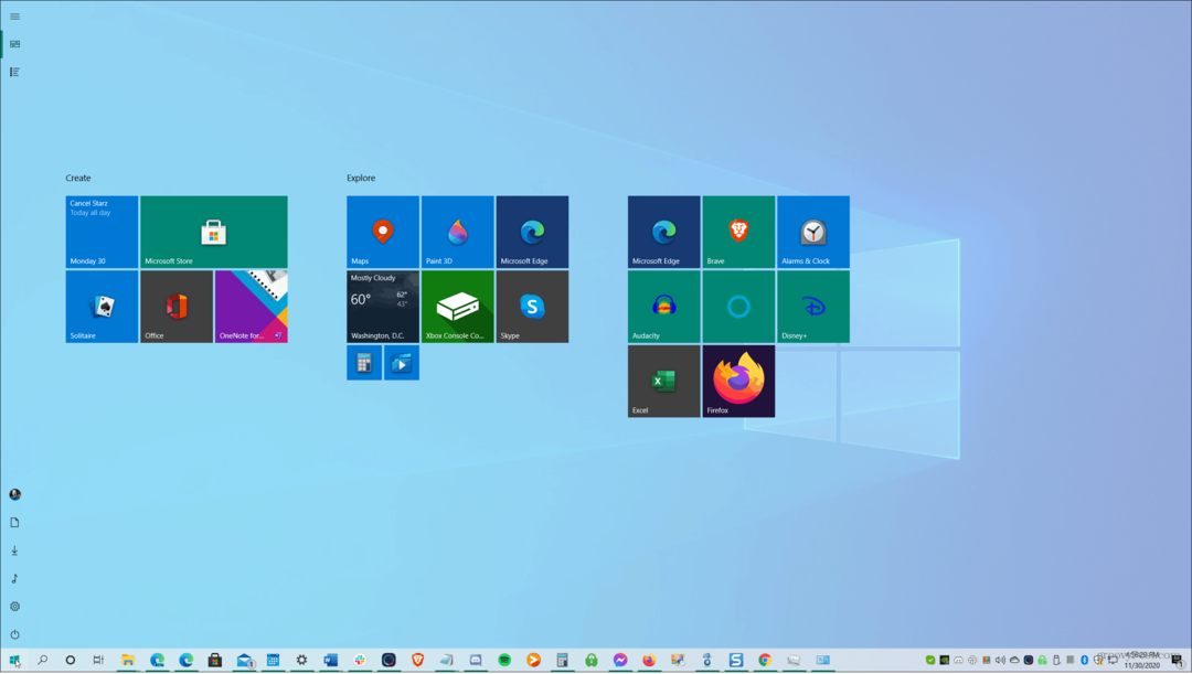 Cómo hacer que el menú Inicio de Windows 10 esté en pantalla completa