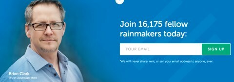 nuevo correo electrónico rainmaker registrarse