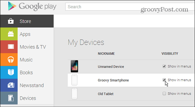 Cómo quitar viejos dispositivos Android de la lista de Google Play Store