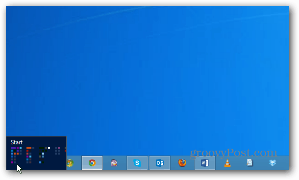 Inicie el mosaico de Windows 8