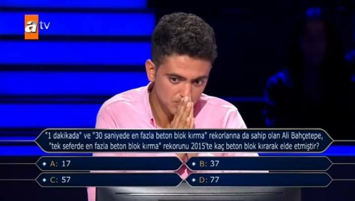 Hikmet Karakurt dejó su huella en Who Wants To Be A Millionaire