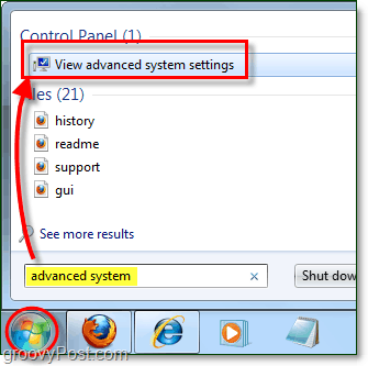 Cómo ver las opciones avanzadas de rendimiento del sistema en Windows 7