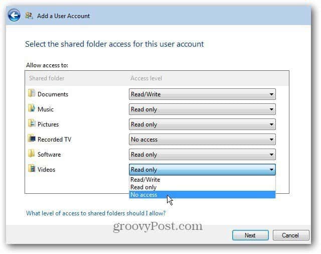 Agregar o quitar cuenta de usuario a Windows Home Server 2011