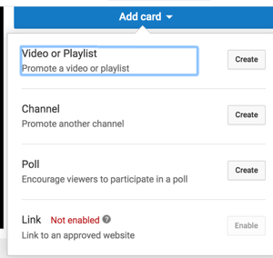 Usa tarjetas de YouTube para extender el tiempo de reproducción de tu canal.