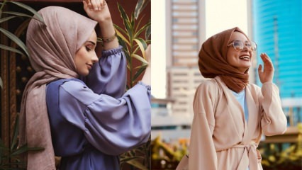 Modelos de chal hijab de temporada de verano 2019