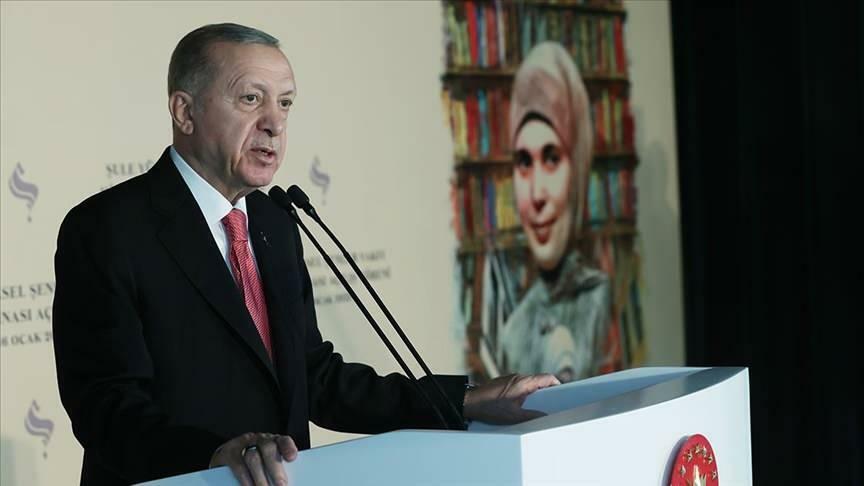El presidente Erdoğan habló en la inauguración de la Fundación Şule Yüksel Şenler
