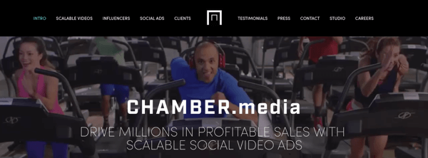 Chamber Media crea anuncios de video social escalables.