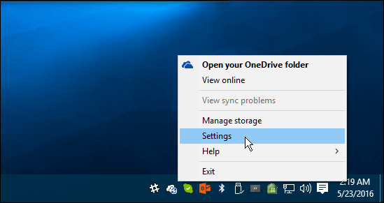 Configuración de OneDrive