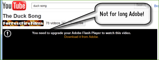Mire YouTube sin instalar Adobe Flash Player