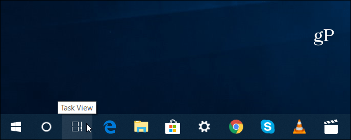 Icono de línea de tiempo Windows 10