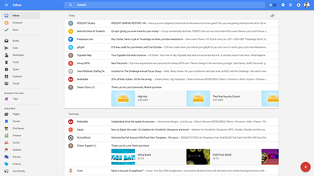 buzón desordenado bandeja de entrada de google gmail