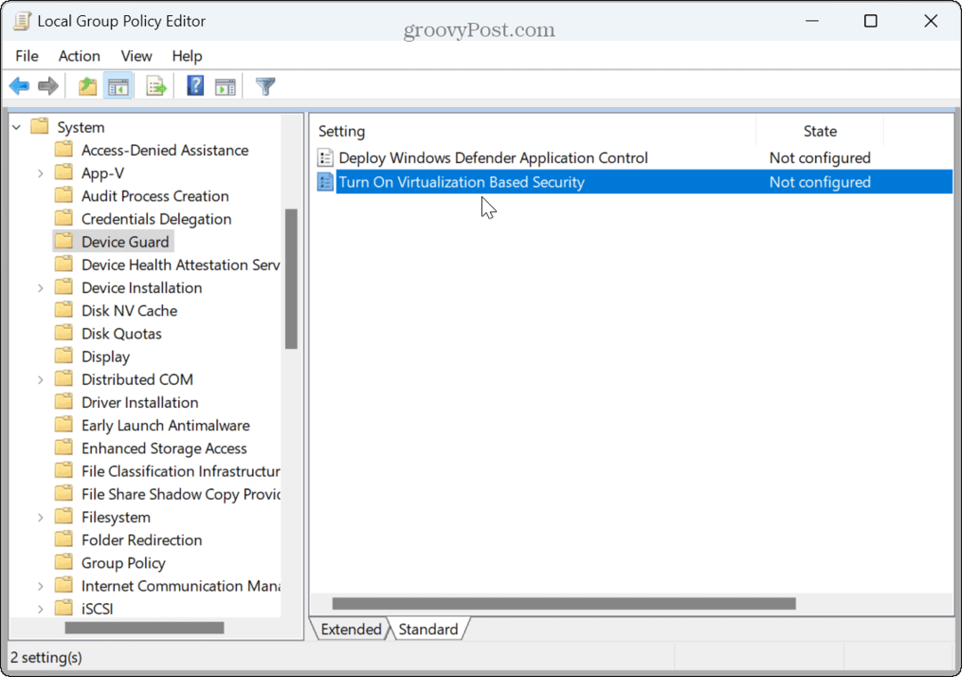 Cómo desactivar Credential Guard en Windows 11