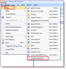 Cómo crear archivos .PST usando Outook 2007 o Outlook 2003:: groovyPost.com