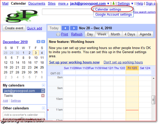 Sincronice Google Calendar con Outlook 2010