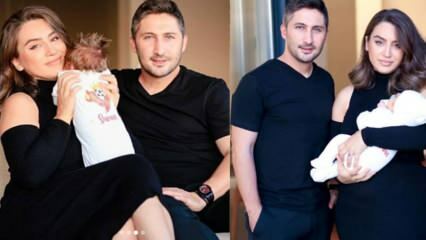 La pareja Yağmur-Sabri Sarıoğlu mostró las caras de sus bebés por primera vez