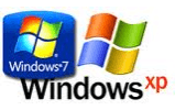 Logotipos de Windows XP y Windows 7