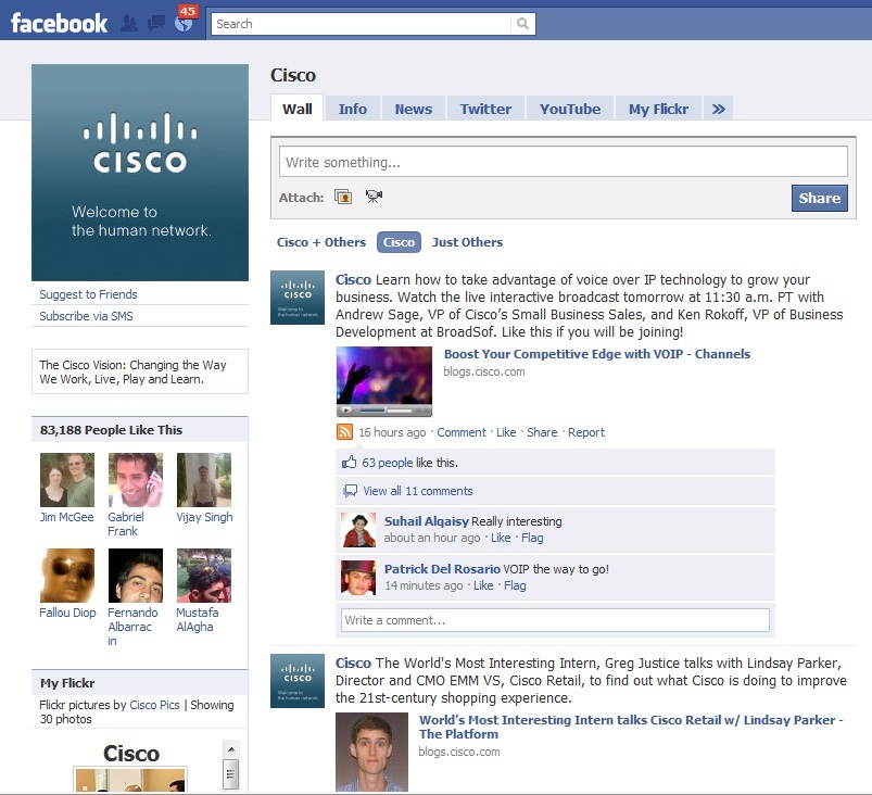 El lanzamiento de redes sociales le ahorra a Cisco más de $ 100,000