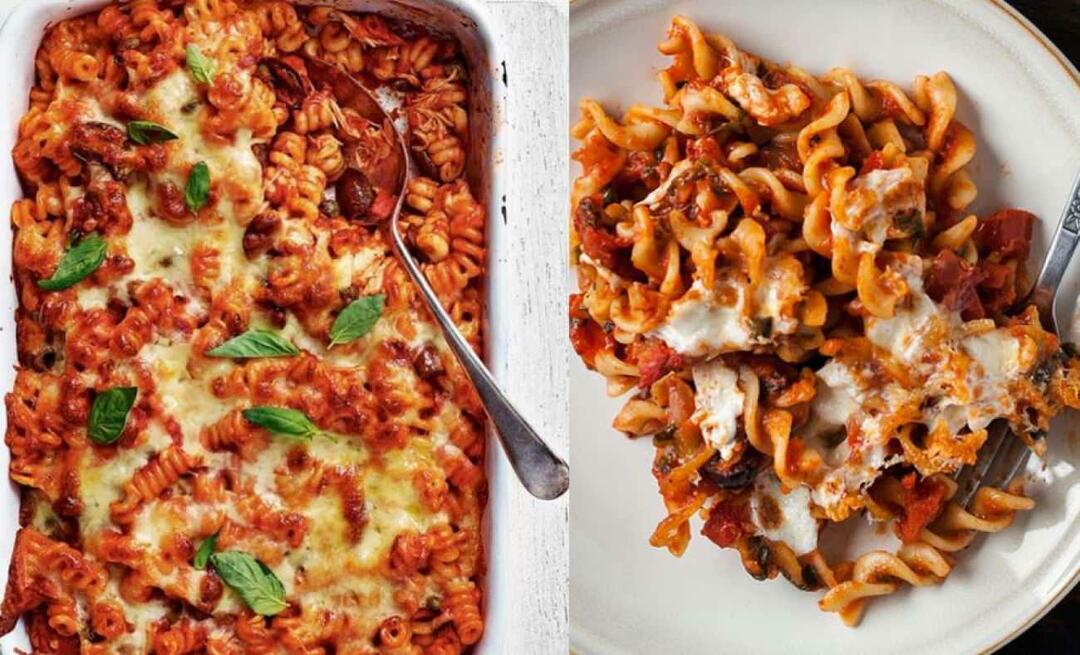 ¿Cómo hacer pasta al horno con tomates secos? Práctica pasta al horno lista en menos de 20 minutos