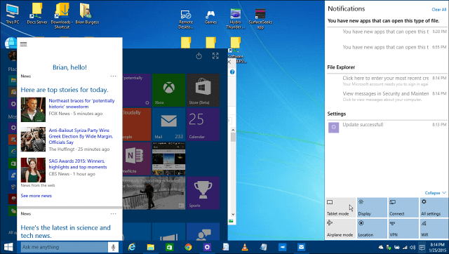 Vista previa técnica de Windows 10