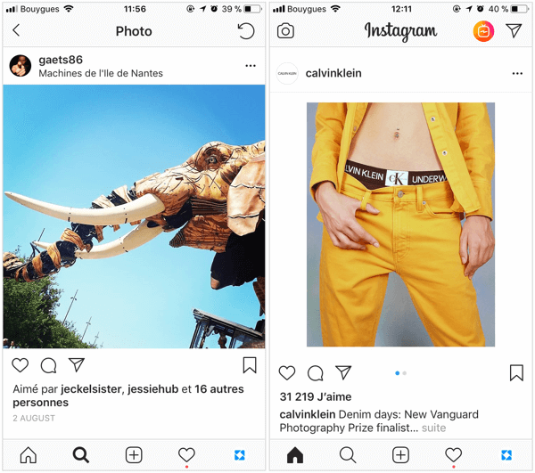Una publicación cuadrada de Instagram debe tener un tamaño de 1080 x 1080 píxeles para obtener la mejor calidad en el feed y las publicaciones alargadas de Instagram son mejores en 1080 x 1350 píxeles. 